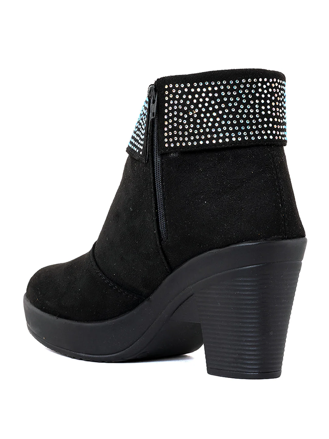 Khadim Cleo Block Heel Cuff Boots for Women - Image 7