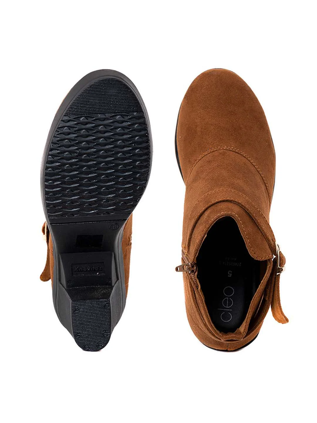 Khadim Cleo Block Heel Jodhpur Boots for Women - Image 4