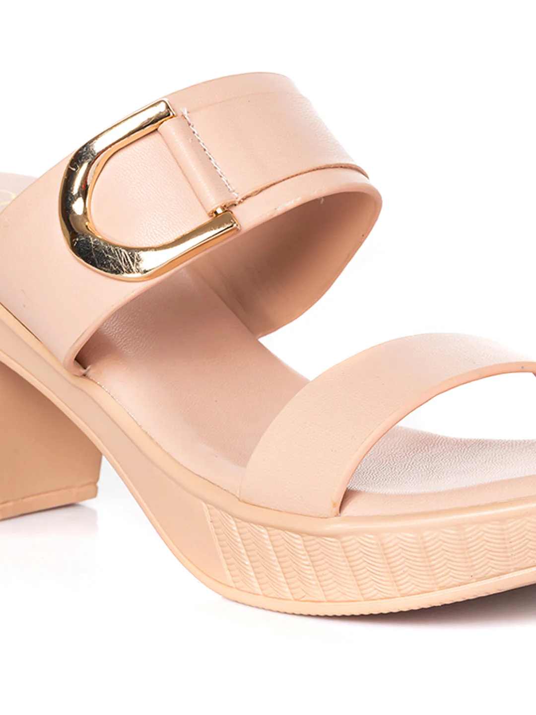 KHADIM Cleo High Heel Block Mule Slip On Sandal for Women - Image 14