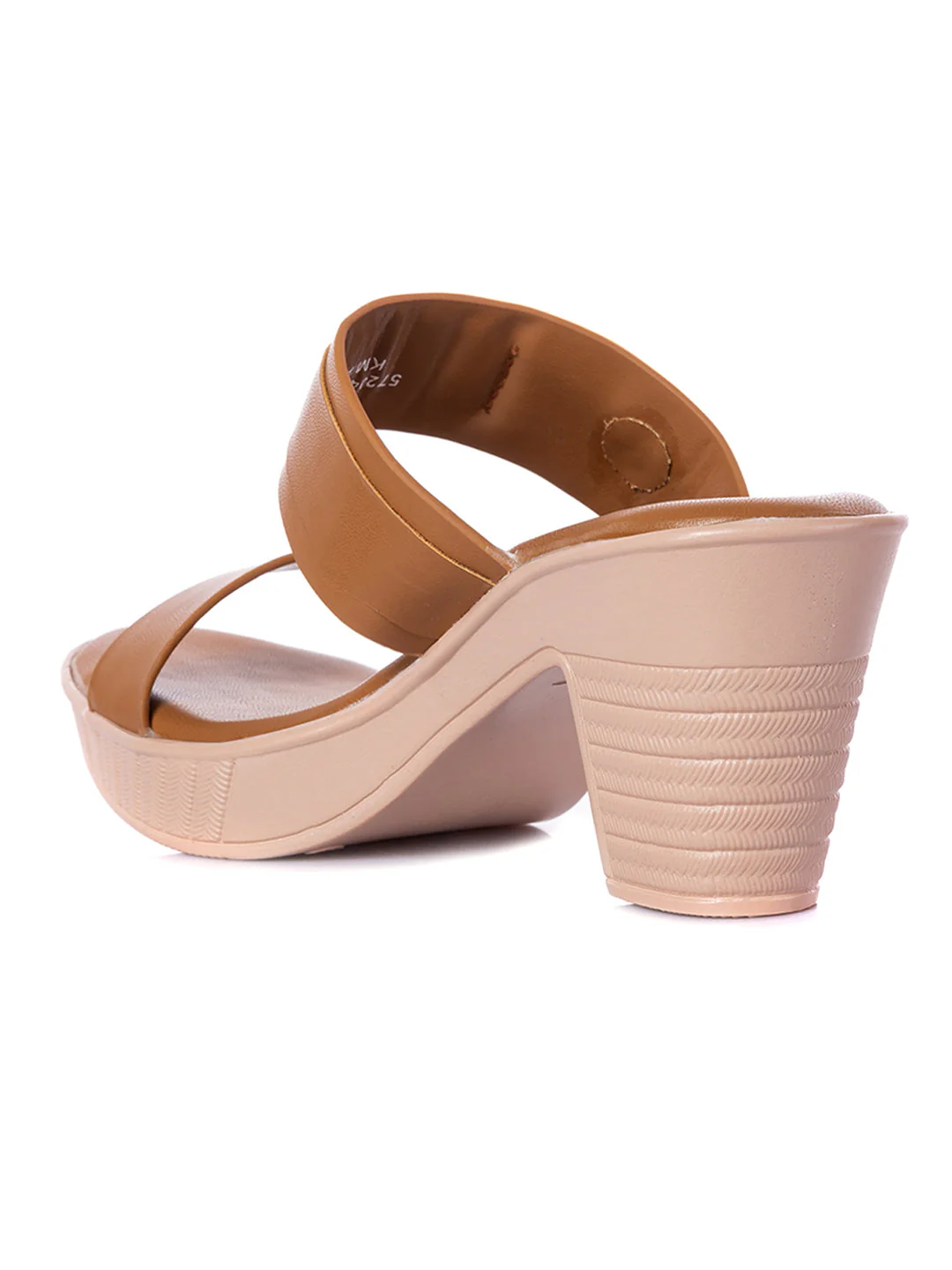 KHADIM Cleo High Heel Block Mule Slip On Sandal for Women - Image 4