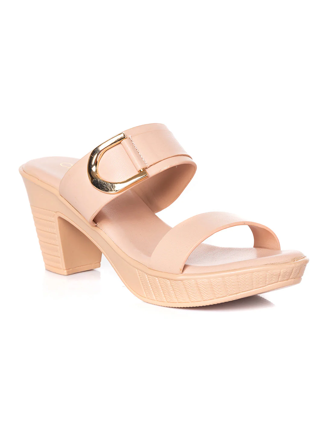 KHADIM Cleo High Heel Block Mule Slip On Sandal for Women - Image 9