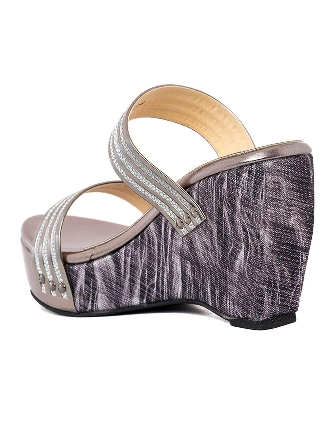 Khadim Cleo High Heel Wedge Mule Slip On Sandal for Women - Image 3