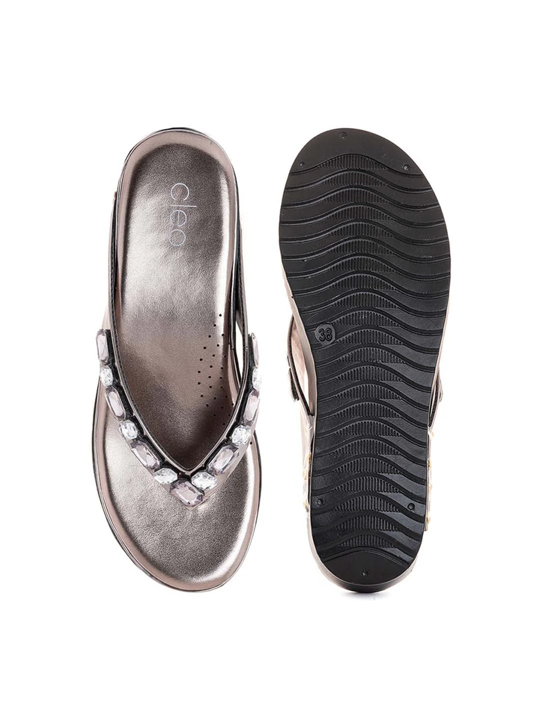 Khadim Cleo Platform Heel Slip On Sandal for Women - Image 5