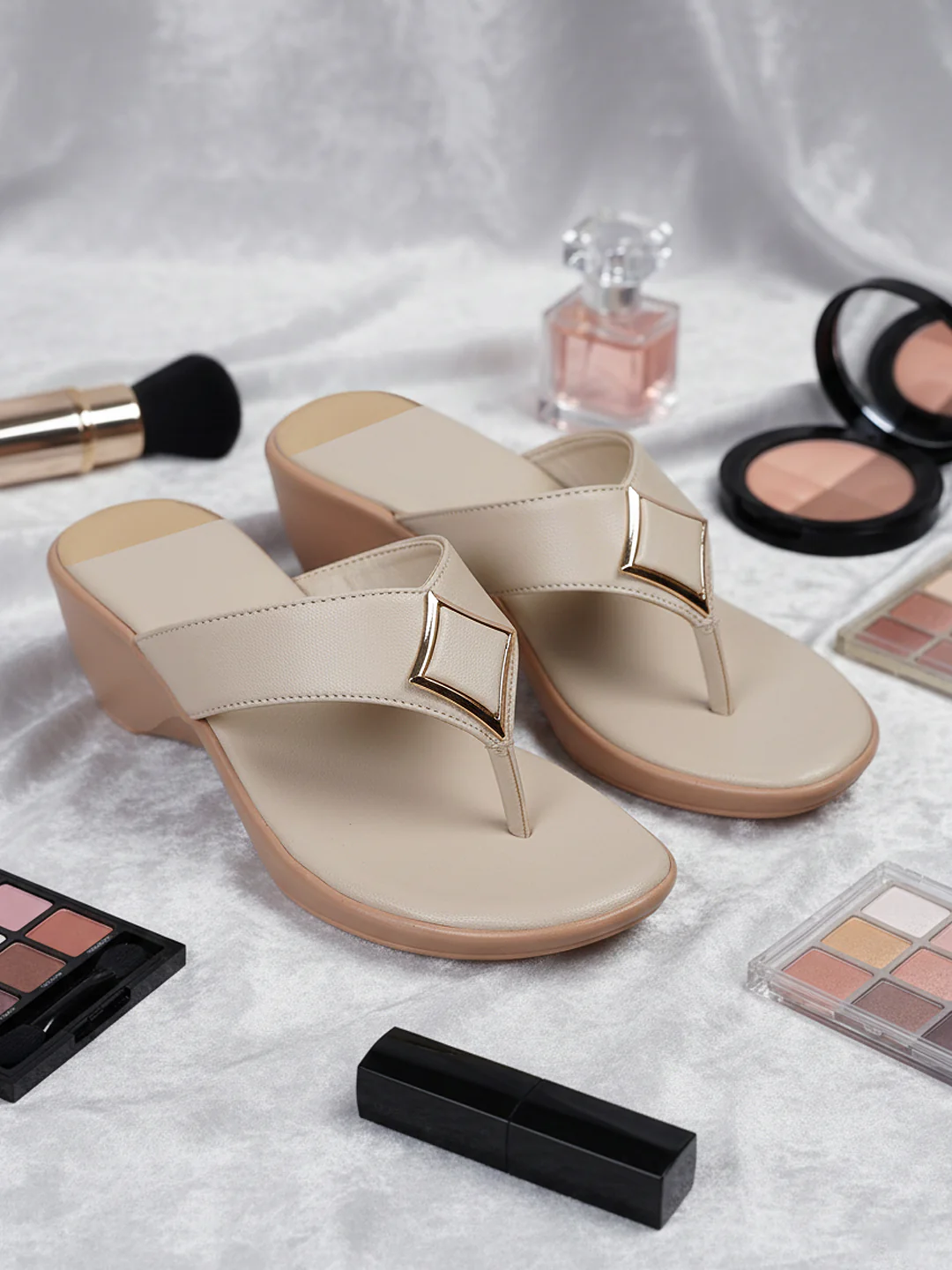 KHADIM Cleo Wedge Heel Slip On Sandal for Women - Image 8