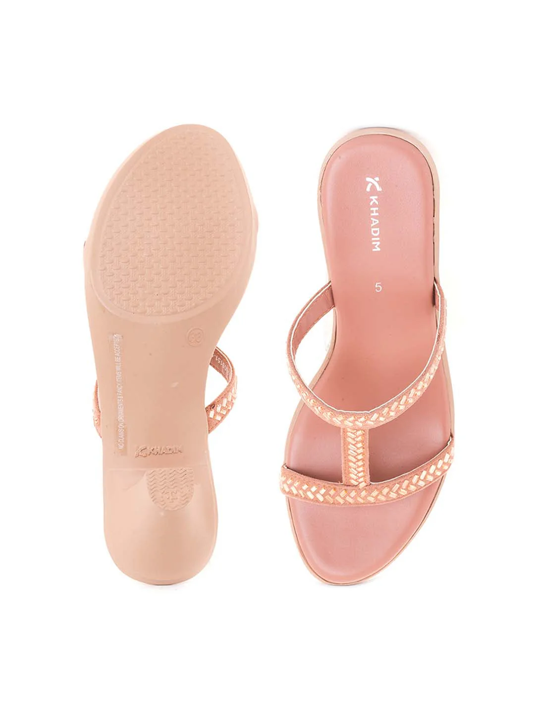 Khadim Cone Heel Slip On Sandal for Women - Image 9