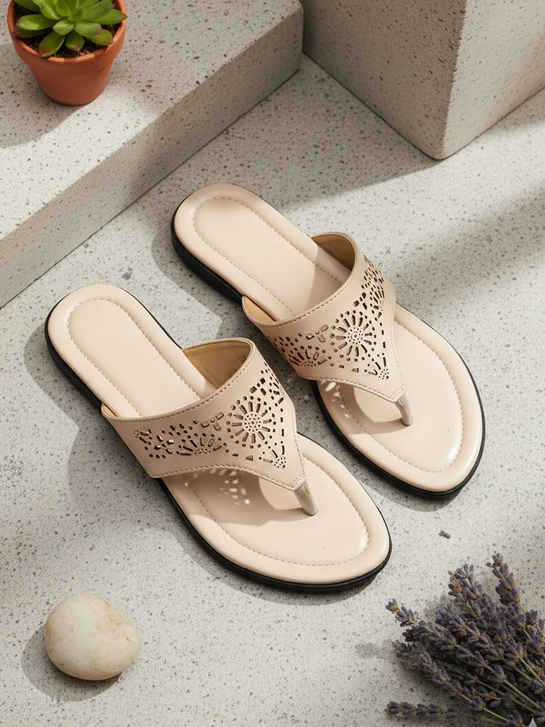 Khadim Flat Slip On Sandal for Women - Image 7