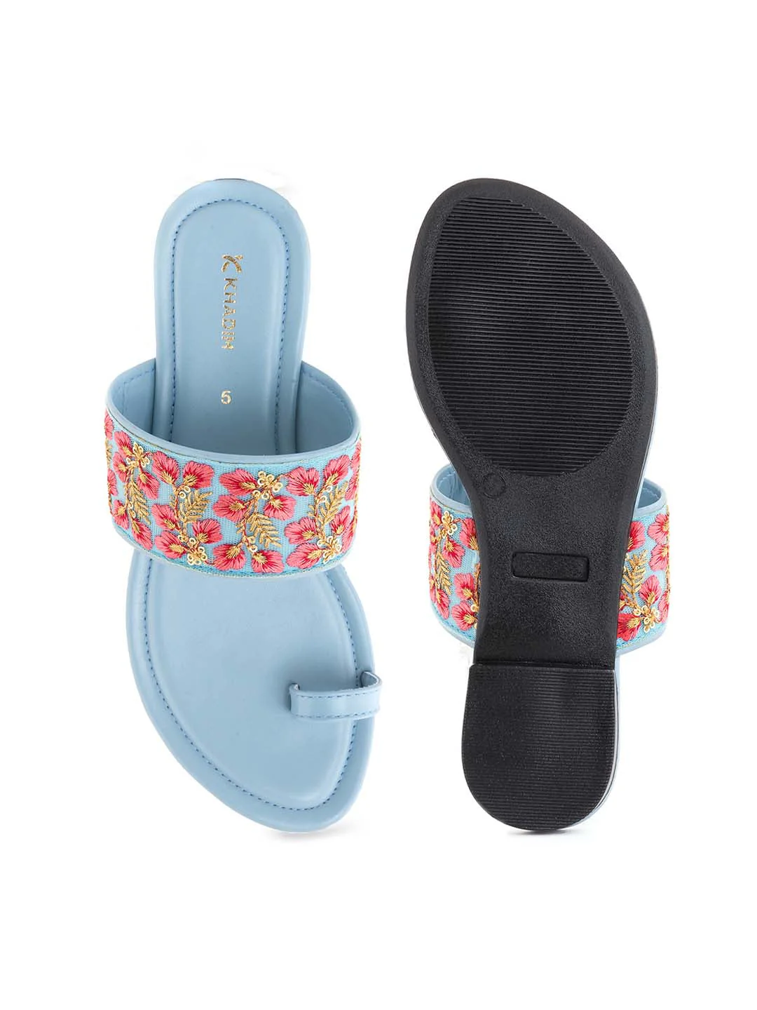 Khadim Flat Slip On Sandal for Women - Image 11