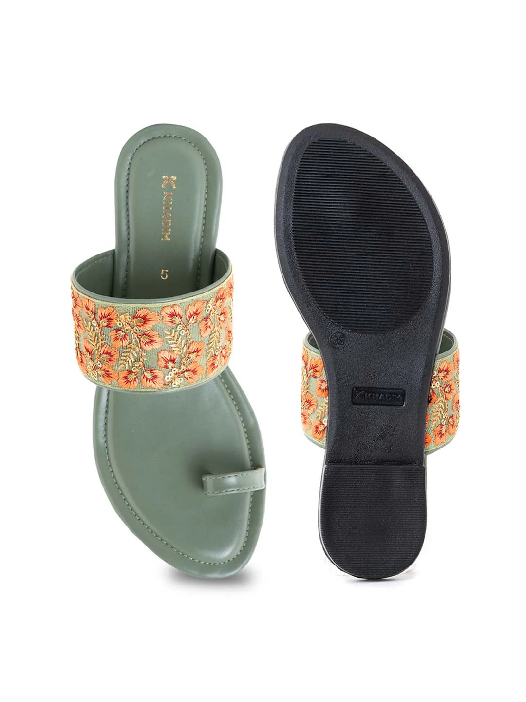Khadim Flat Slip On Sandal for Women - Image 5