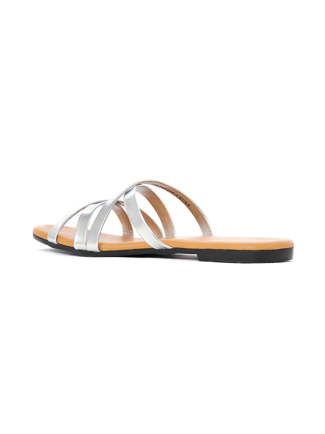 Khadim Flat Slip On Strappy Sandal for Women - Image 3