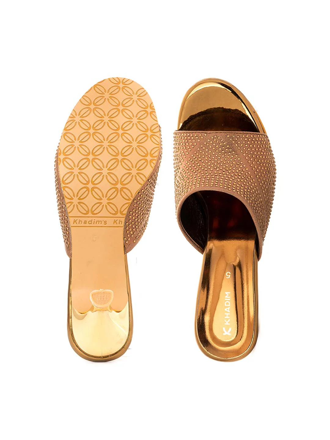 Khadim High Heel Mule Slip On Sandal for Women - Image 9