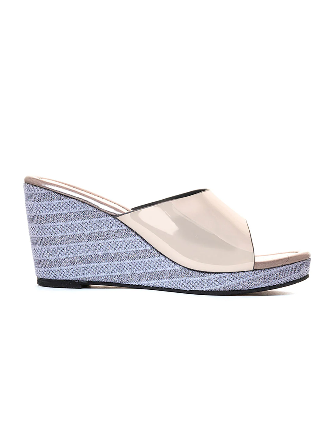 Khadim High Heel Wedge Mule Slip On Sandal for Women - Image 3