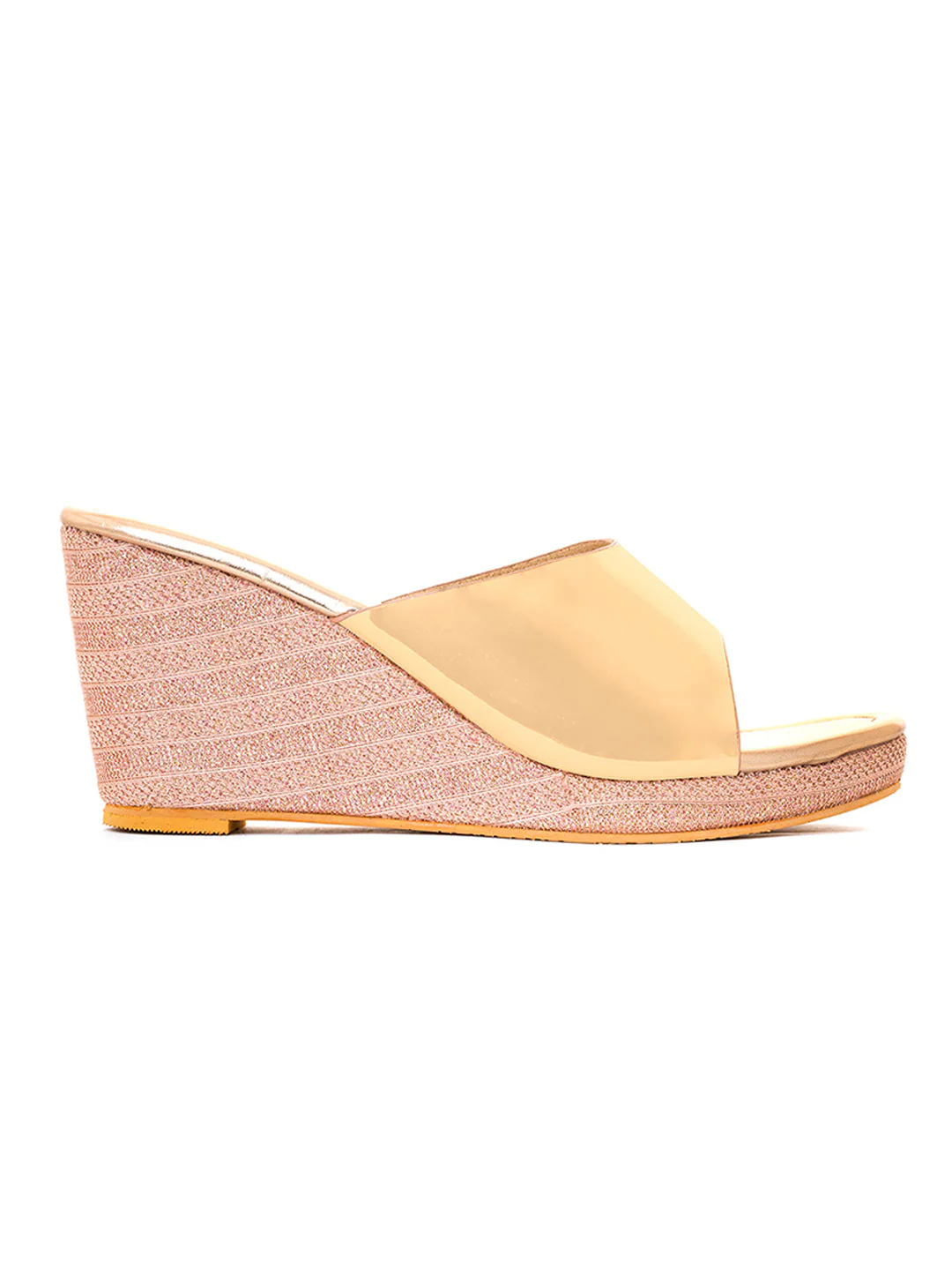Khadim High Heel Wedge Mule Slip On Sandal for Women - Image 8