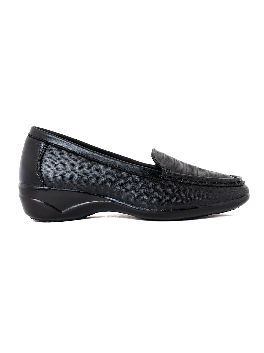 Khadim Leather Wedge Heel Loafers Casual Shoe for Women - Image 3