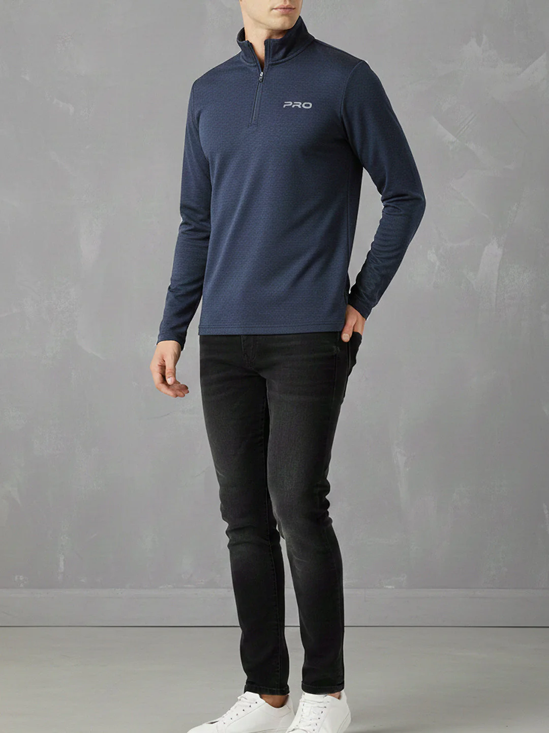 KHADIM Pro Full Sleeves High Neck T-Shirt for Men - Image 11