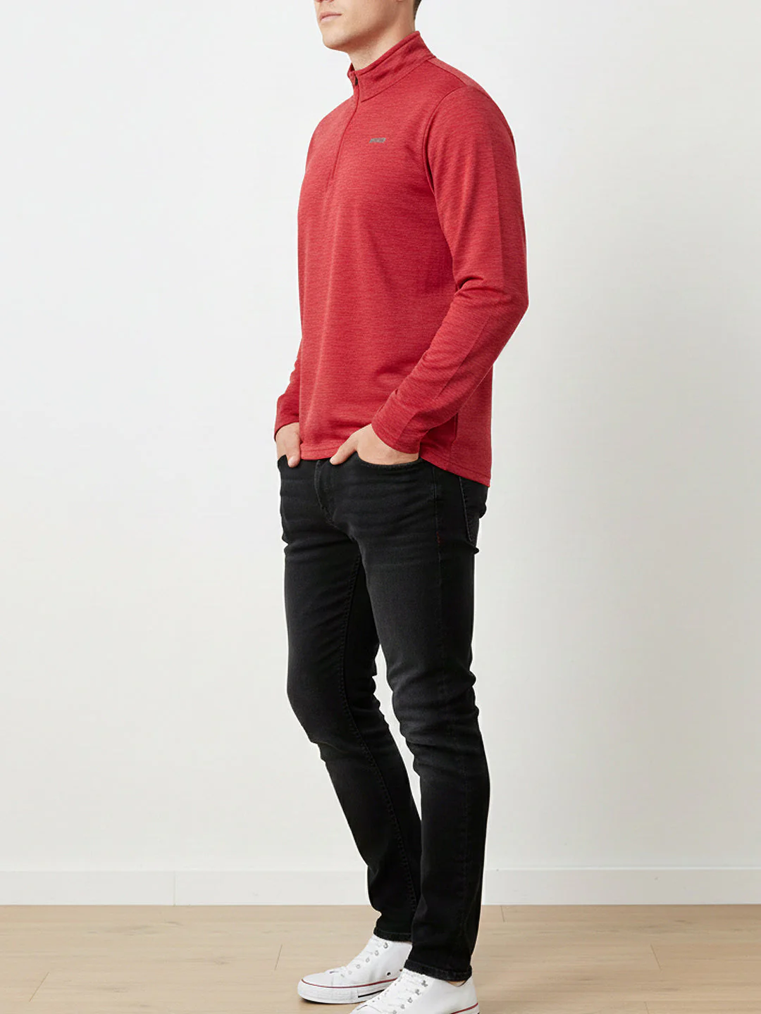 KHADIM Pro Full Sleeves High Neck T-Shirt for Men - Image 7