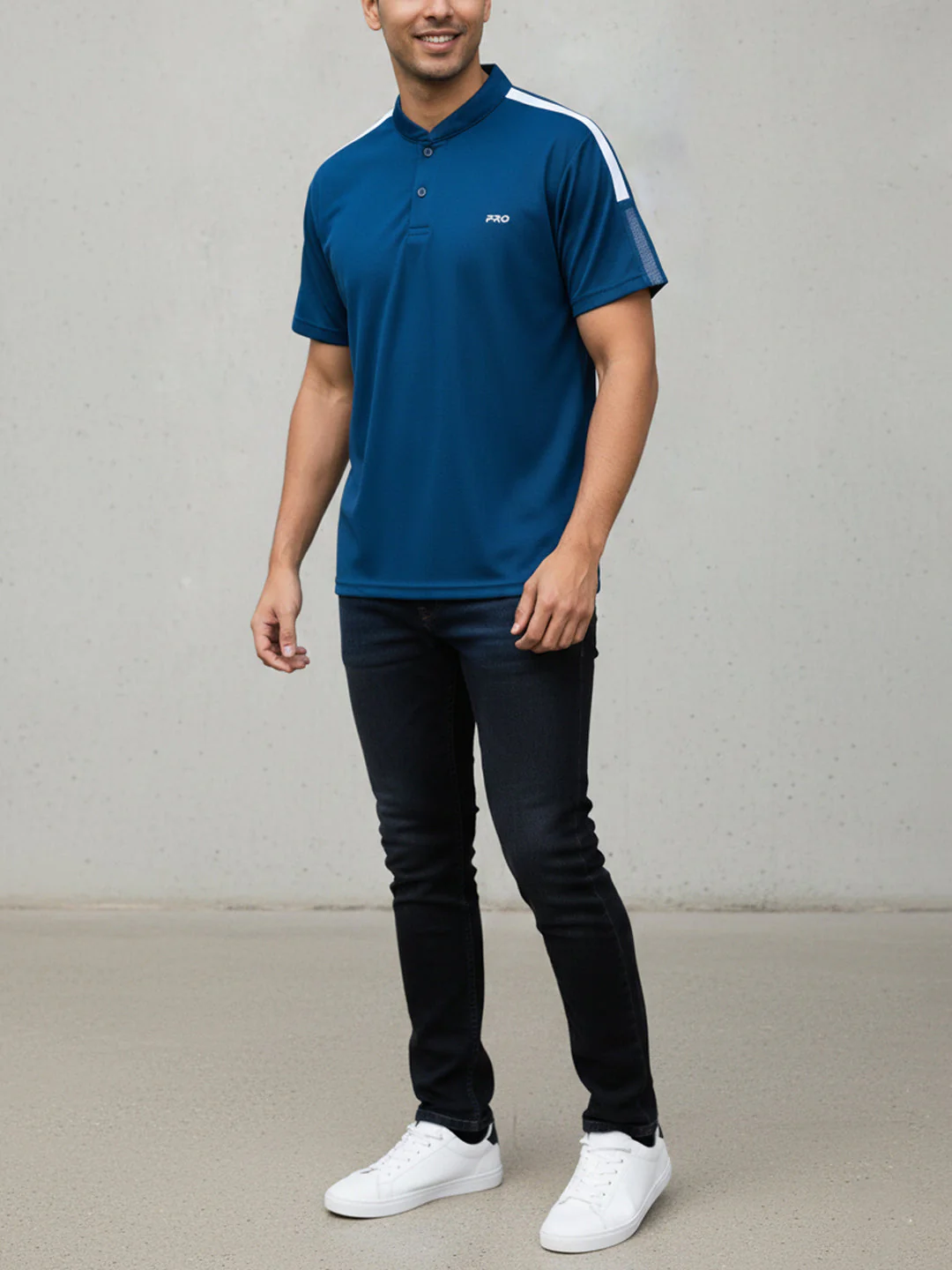 KHADIM Pro Half Sleeves Round Neck T-Shirt for Men - Image 3