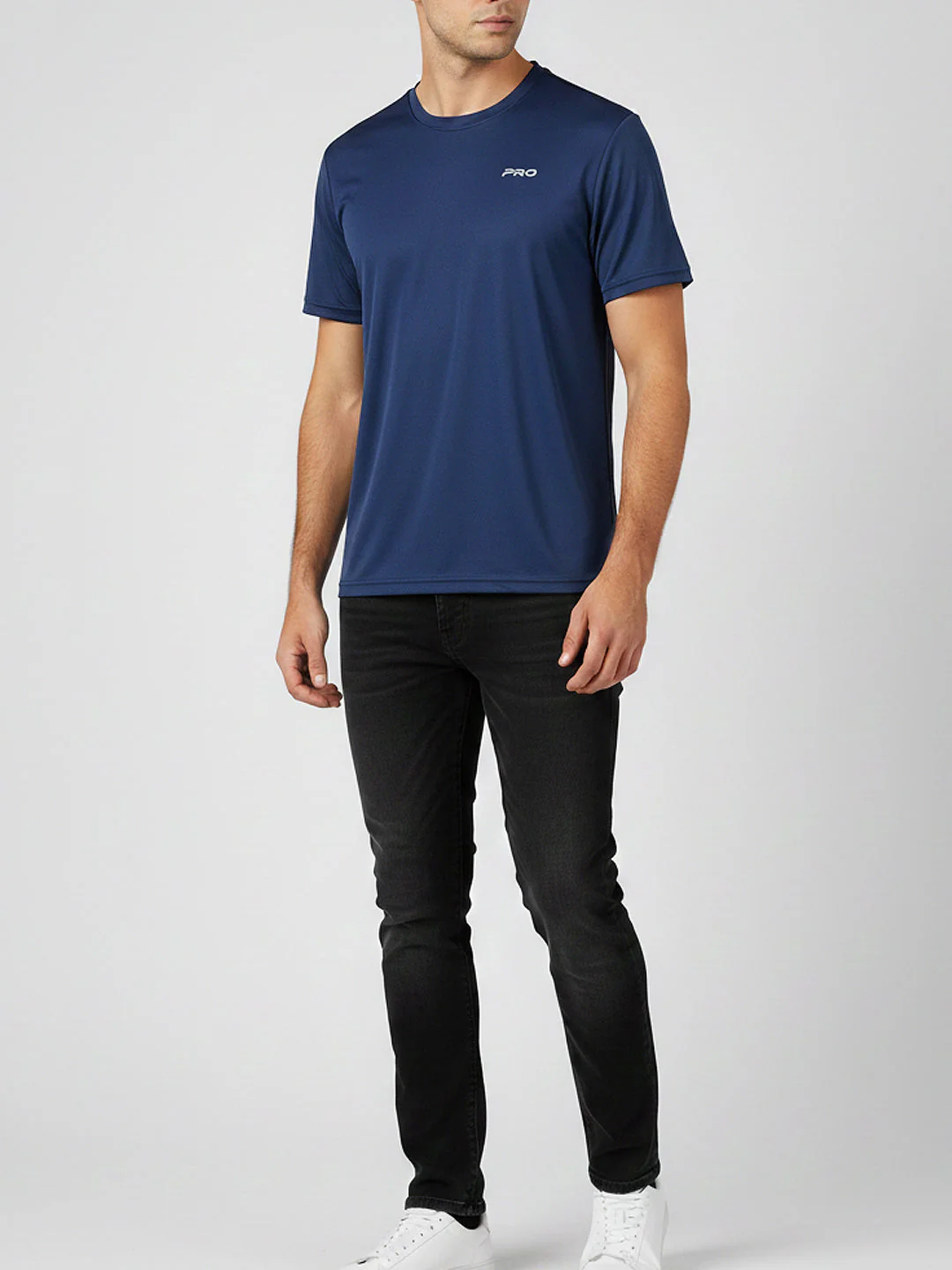 KHADIM Pro Half Sleeves Round Neck T-Shirt for Men - Image 11