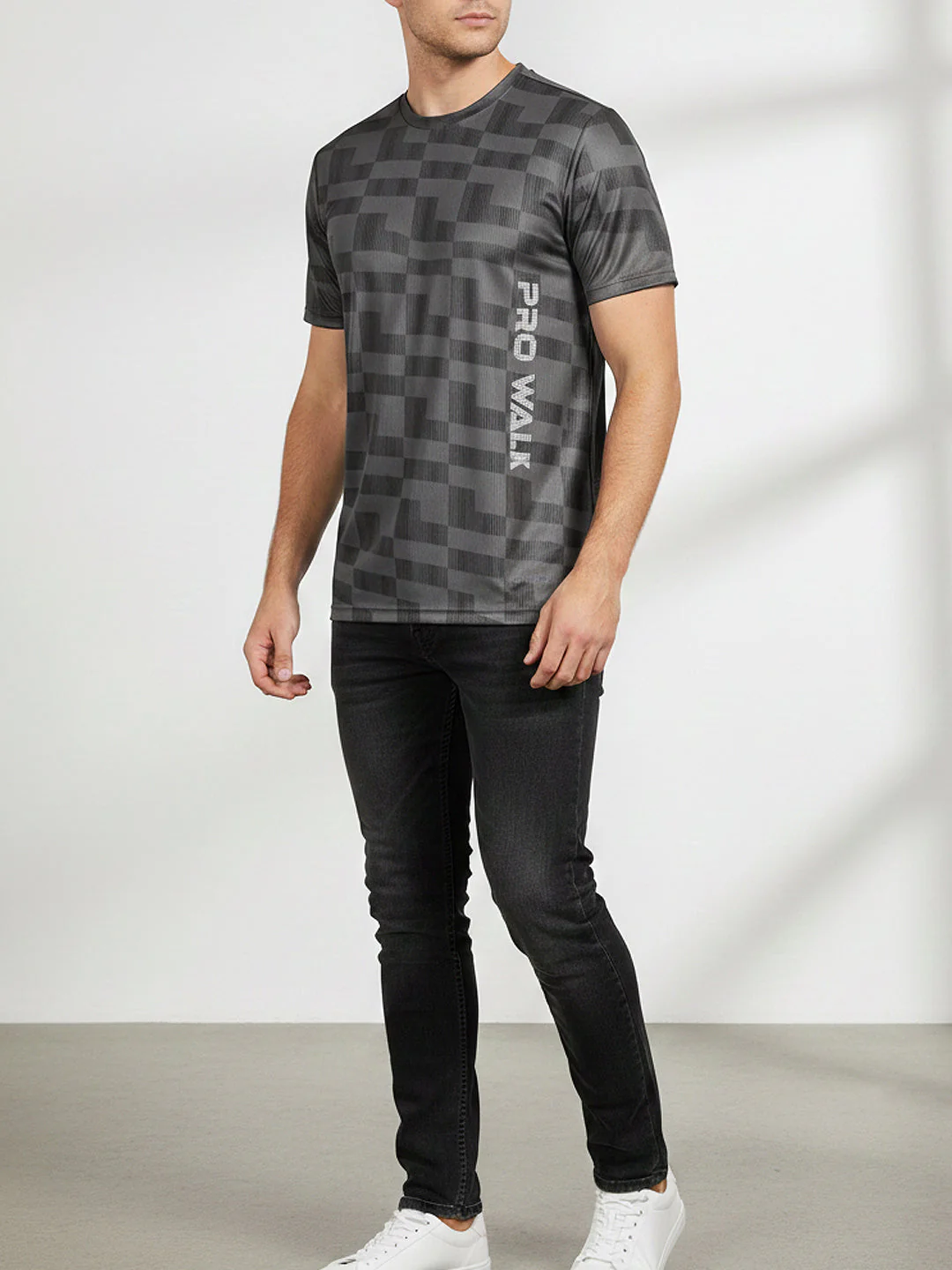 KHADIM Pro Half Sleeves Round Neck T-Shirt for Men - Image 3