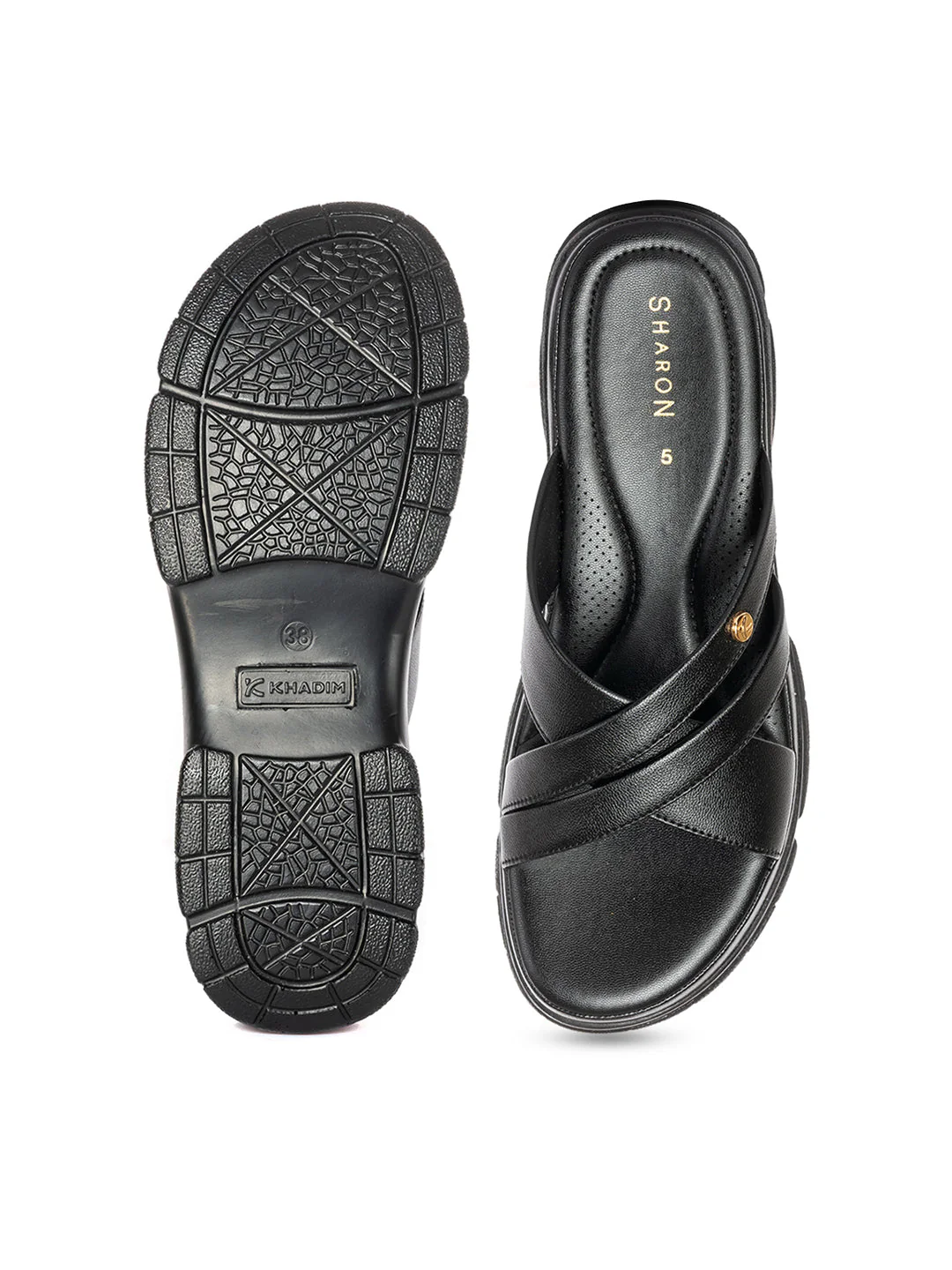 KHADIM Sharon Platform Heel Mule Slip On Sandal for Women - Image 13