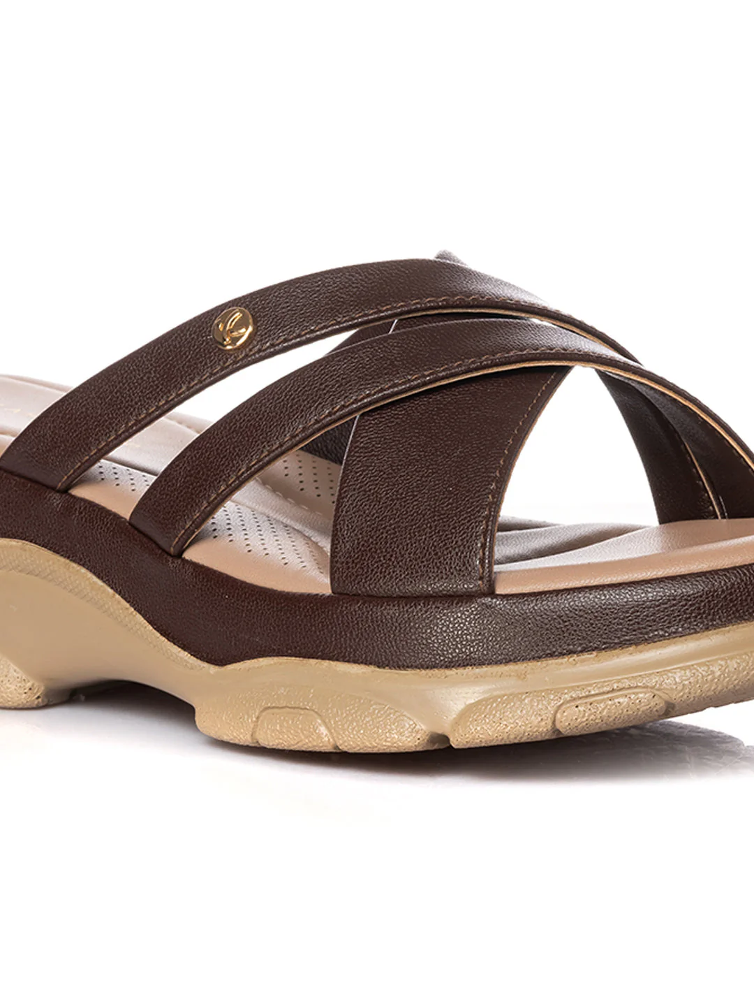 KHADIM Sharon Platform Heel Mule Slip On Sandal for Women - Image 7