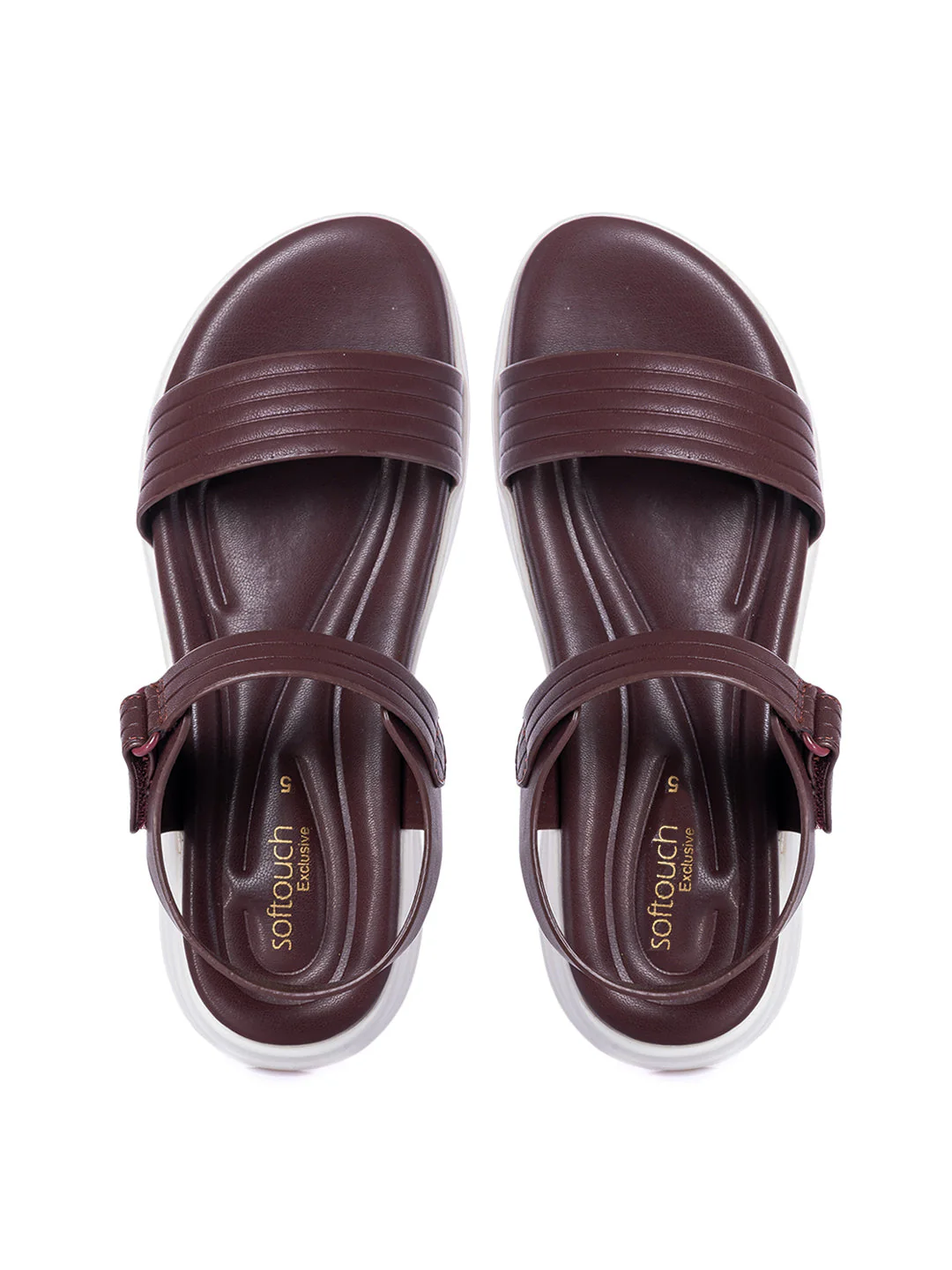 KHADIM Softouch Flat Platforms Slingback Sandal for Women - Image 10