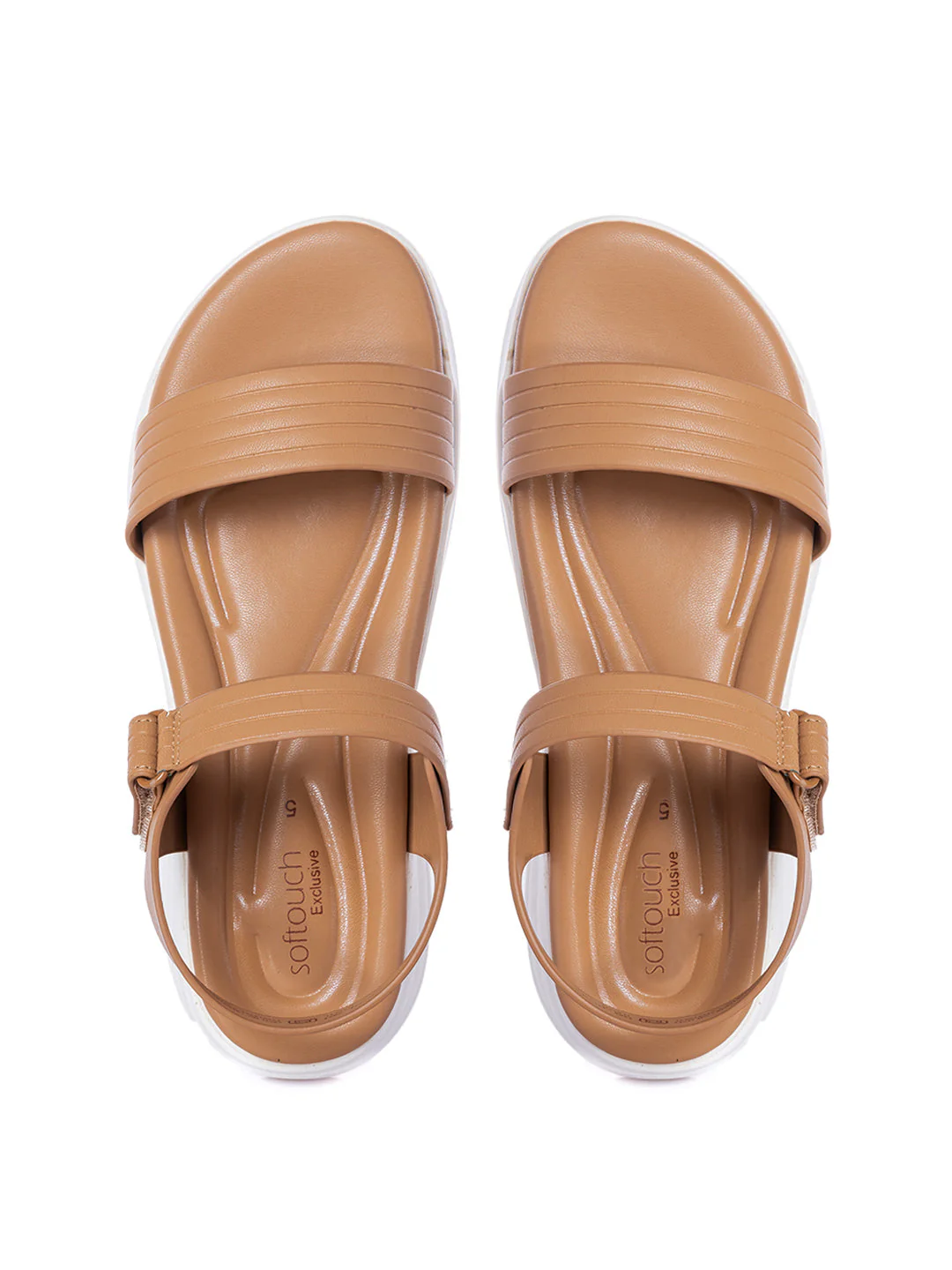 KHADIM Softouch Flat Platforms Slingback Sandal for Women - Image 3