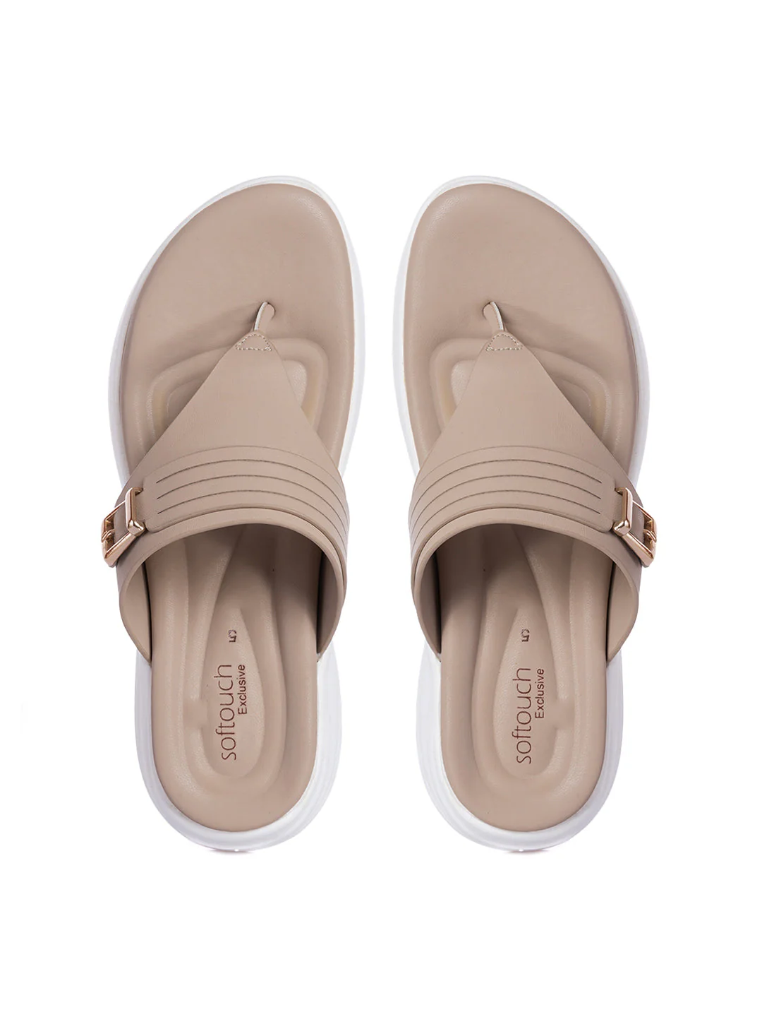 KHADIM Softouch Flat Platforms Slip On Sandal for Women - Image 10