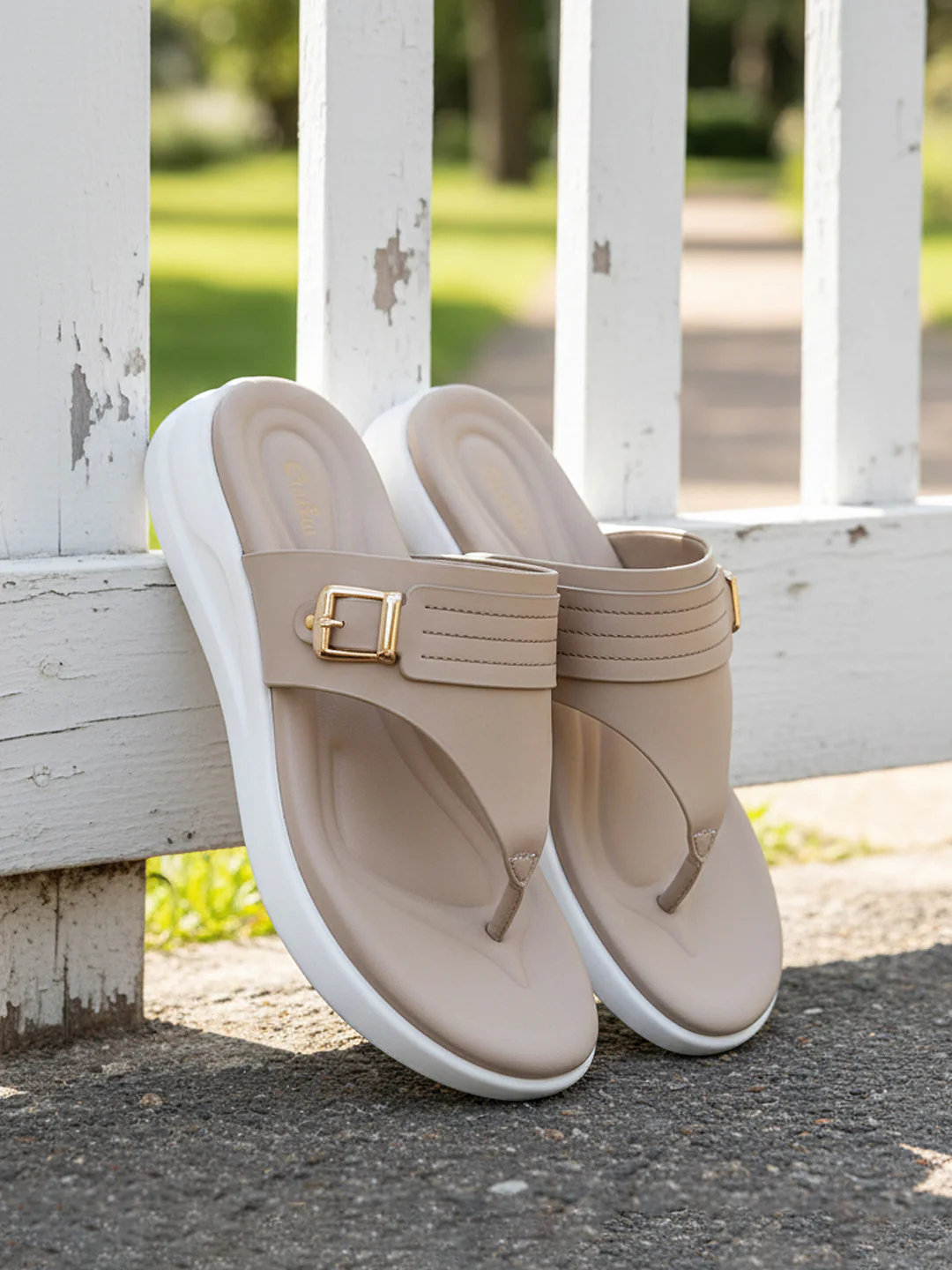 KHADIM Softouch Flat Platforms Slip On Sandal for Women - Image 8