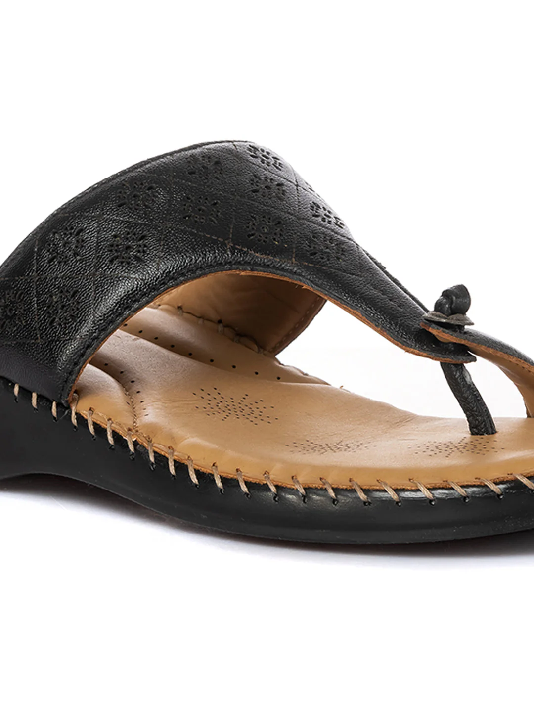 KHADIM Softouch Leather Wedge Heel Slip On Sandal for Women - Image 14