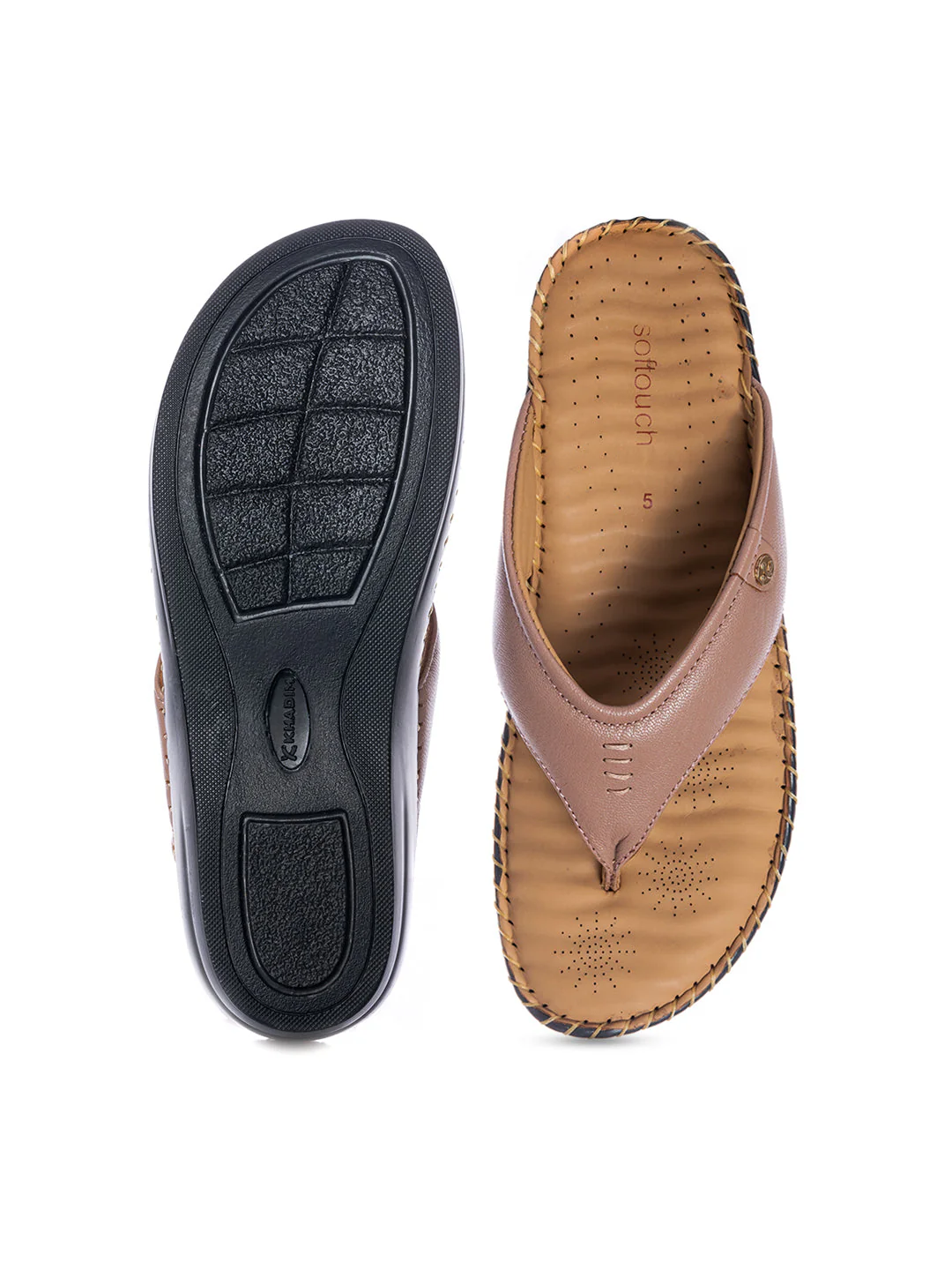 KHADIM Softouch Wedge Heel Slip On Sandal for Women - Image 6