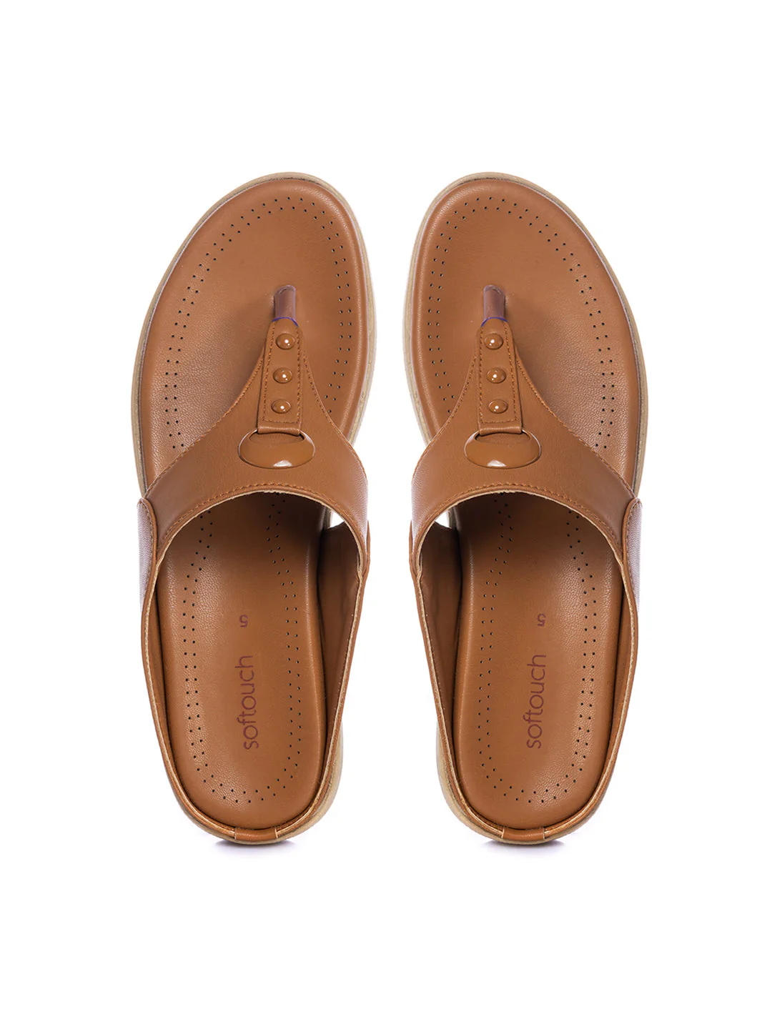 KHADIM Softouch Wedge Heel Slip On Sandal for Women - Image 3