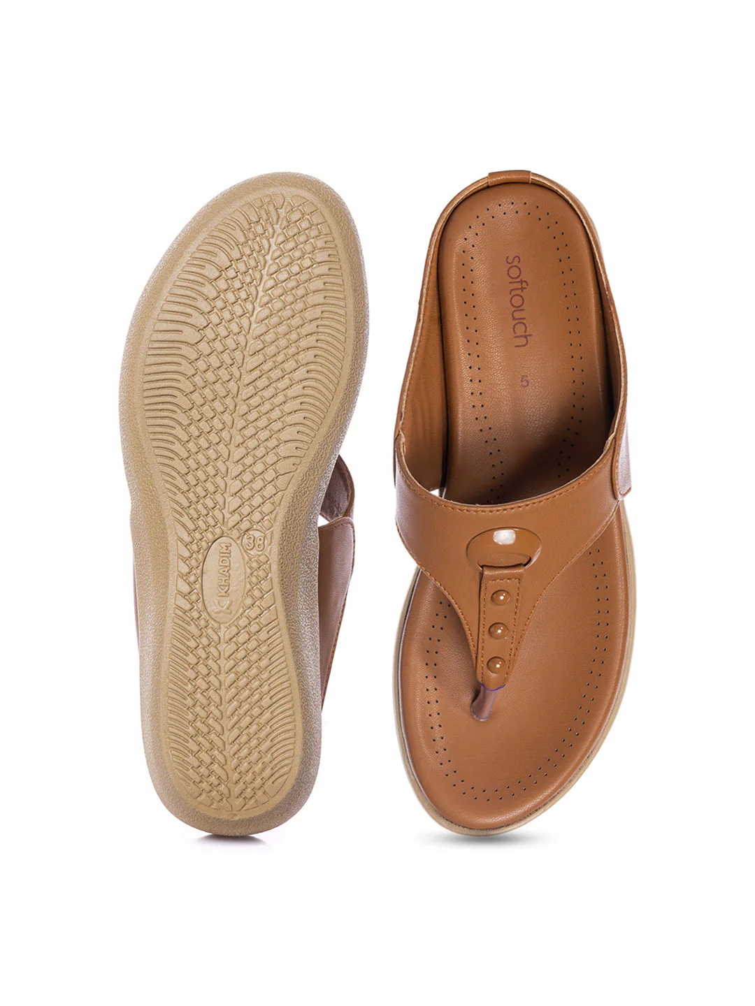 KHADIM Softouch Wedge Heel Slip On Sandal for Women - Image 6